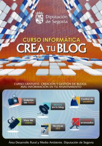 Cartel Promocional del Curso de Blogs